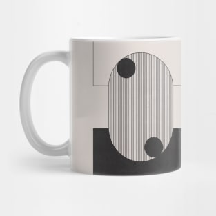 Mid-century modern geometrical composition Mug